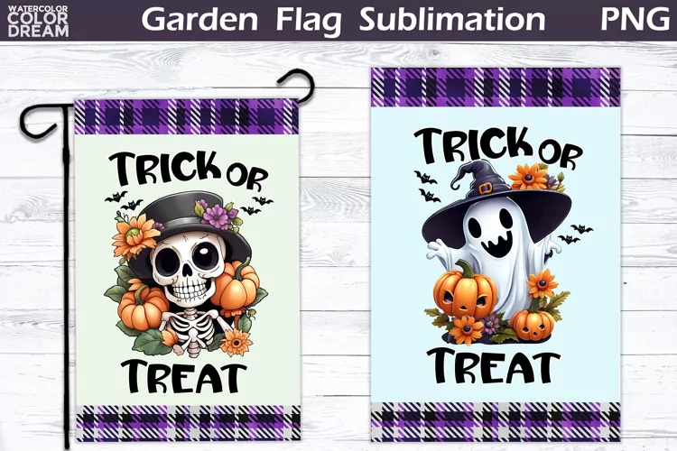 Halloween Garden Flag | Trick Or Treat Garden Flag