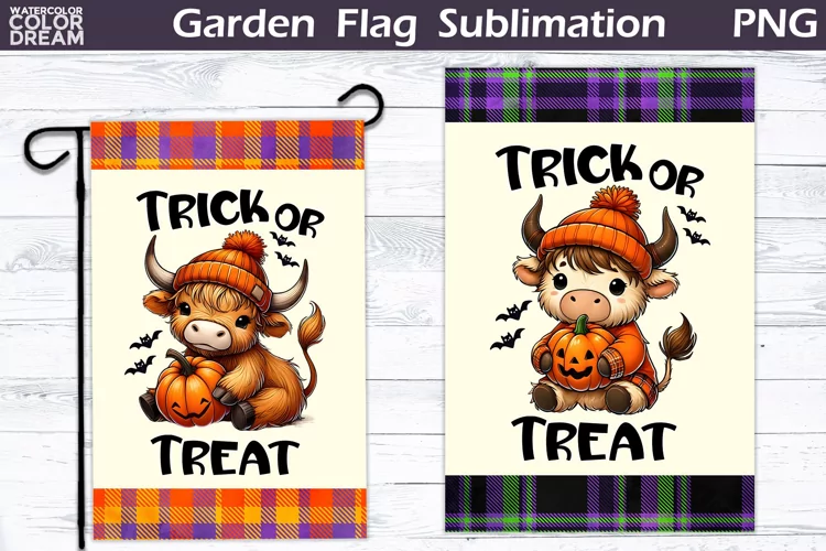 Halloween Garden Flag | Trick Or Treat Garden Flag