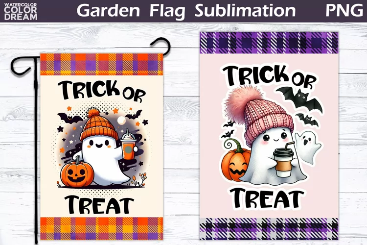 Halloween Garden Flag | Trick Or Treat Garden Flag