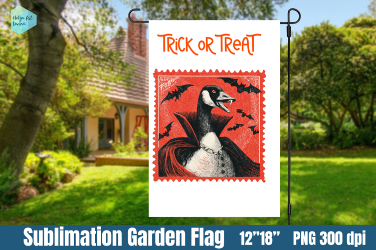 Garden Flag Sublimation designs | Halloween Sublimation