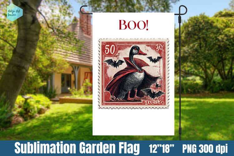 Garden Flag Sublimation designs | Halloween Sublimation