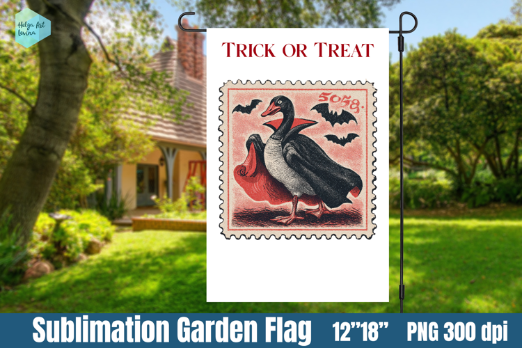 Garden Flag Sublimation designs | Halloween Sublimation