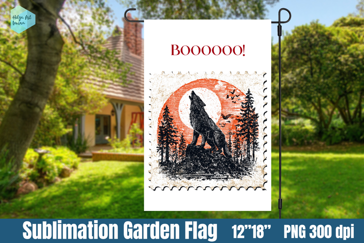 Garden Flag Sublimation designs | Halloween Sublimation