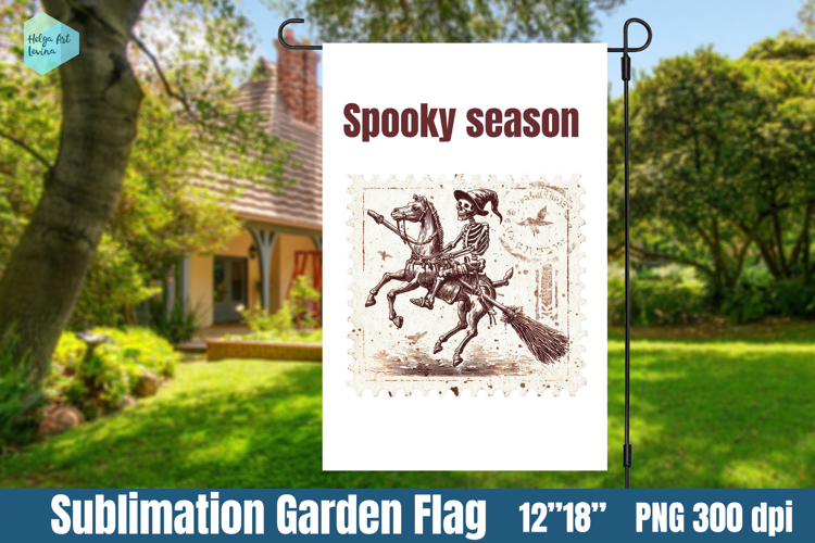 Garden Flag Sublimation designs | Halloween Sublimation