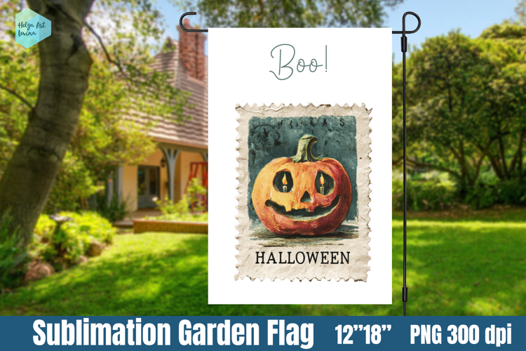 Garden Flag Sublimation designs | Halloween Sublimation