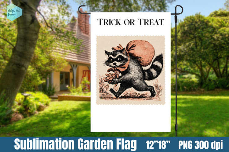 Garden Flag Sublimation designs | Halloween Sublimation