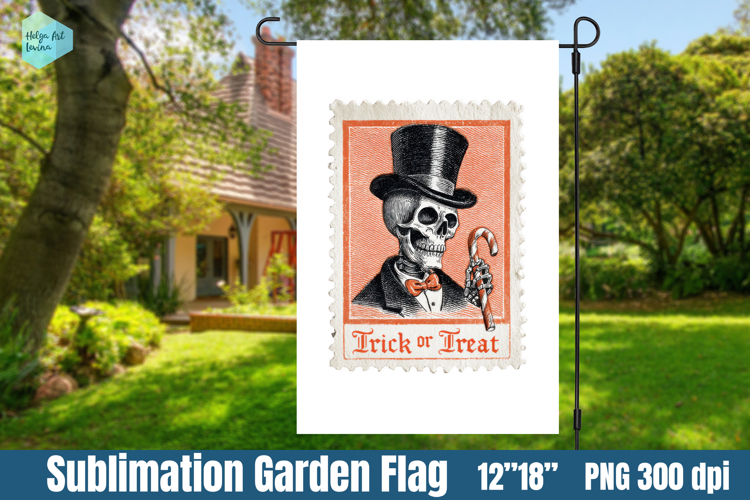 Garden Flag Sublimation designs | Halloween Sublimation