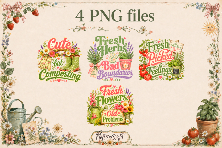 Garden Girl Designs | Plant Lover | Cottage Garden Quotes
