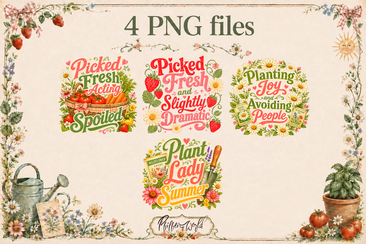 Garden Girl Designs | Plant Lover | Botanical Quote Graphics