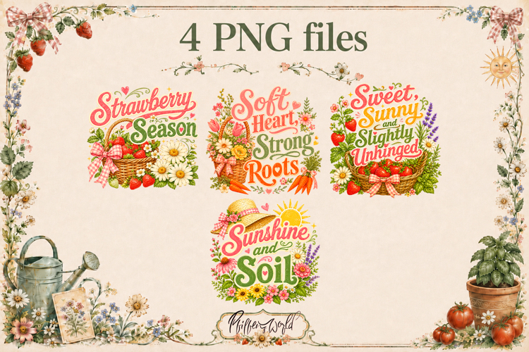 Garden Girl Designs | Plant Lover | Cottagecore Garden Quote