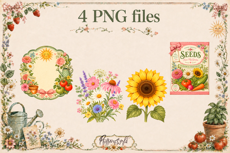 Flower Garden Clipart