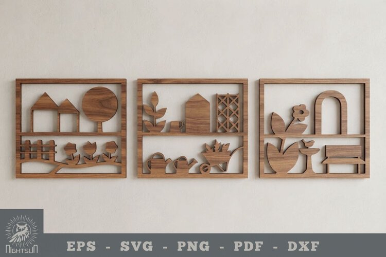 Garden Lasercut Wall Decor example image 1