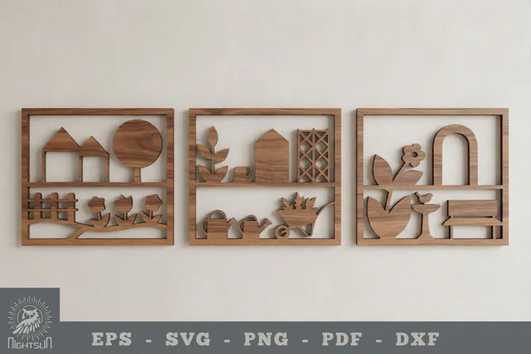 Garden Lasercut Wall Decor