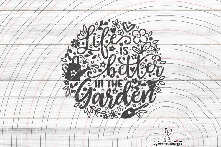 Garden Life cutting file SVG DXF