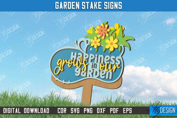 Garden Stake Sign | Plant Stakes | Plant Marker | Lawn Stake