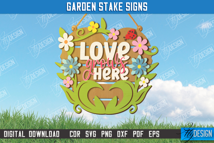 Garden Stake Sign | Plant Stakes | Plant Marker | Lawn Stake