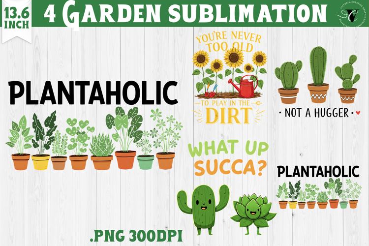 Garden sublimation design | Gardening clipart
