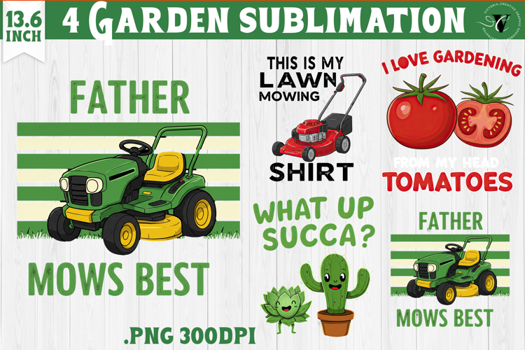 Garden sublimation design | Gardening clipart