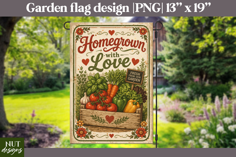 Welcome garden flag Garden quotes Homegrown With Love