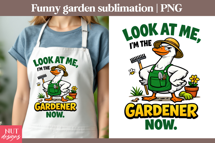 Garden sublimation Funny quotes Goose Gardening humor