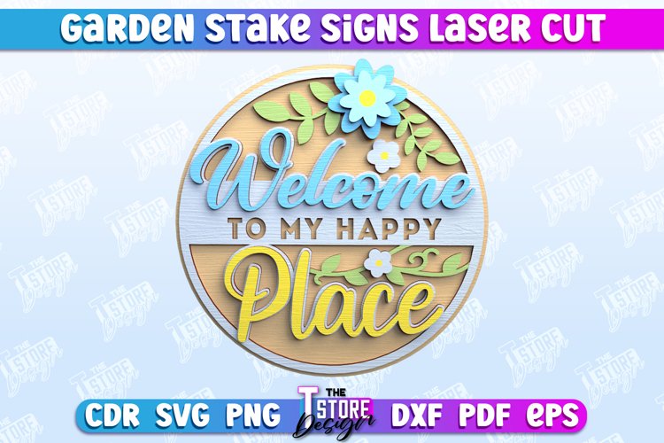 Garden Signboard | Plant Stakes | Plant Marker | Lawn Stake example image 1