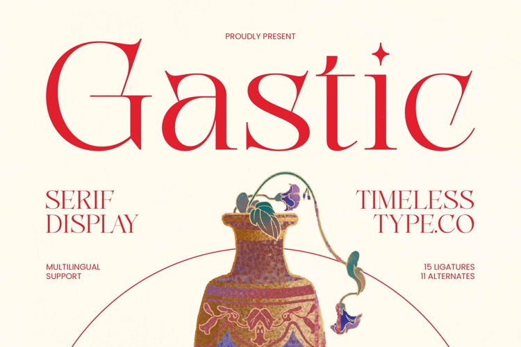 Gastic - Modern Editorial Serif