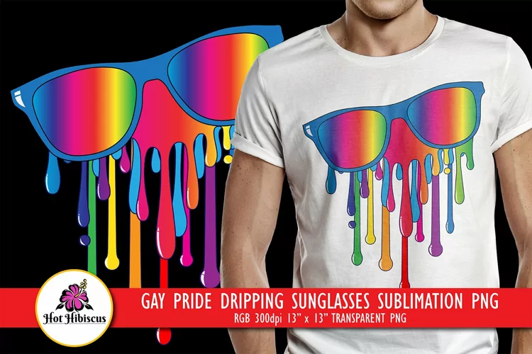Pride T shirt Design | Pride Rainbow Sublimation PNG