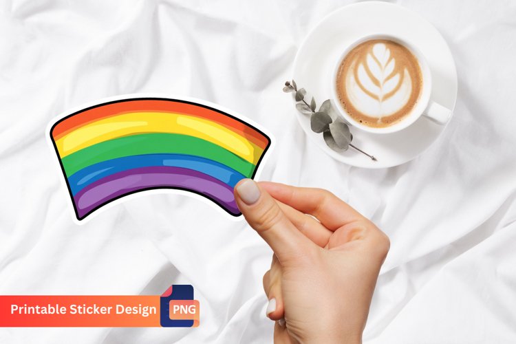 Gay Pride Sticker , Rainbow Sticker, Pride Flag Sticker