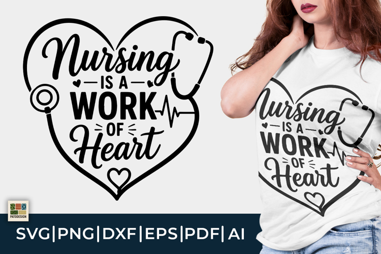 Nurse Shirt Svg