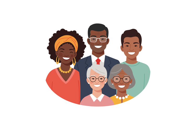 Group Of People Clipart Image 7