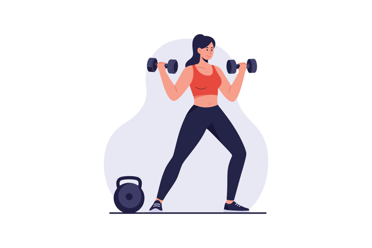 Dumbbell Clipart Image 5