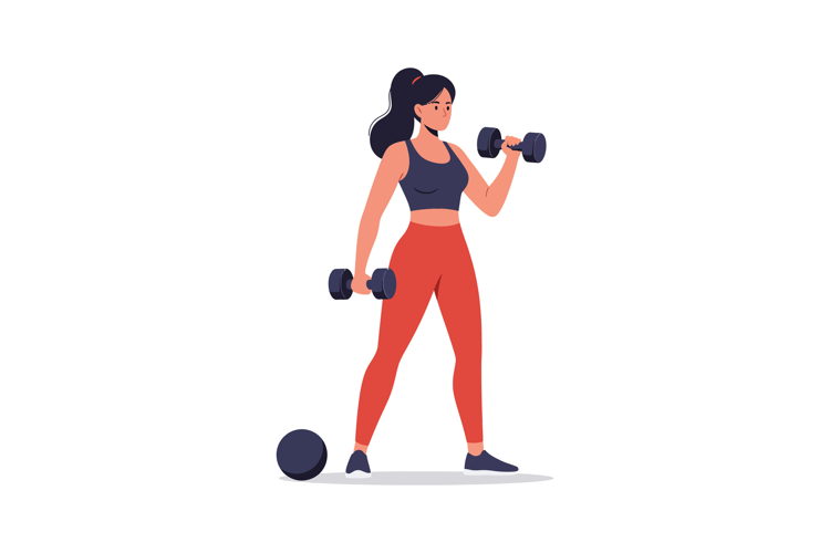 Lifting Weights Clipart Image 10