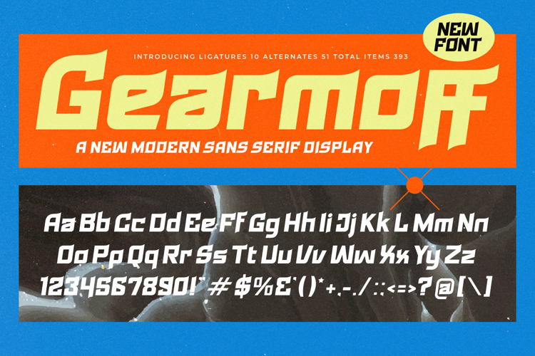 Gearmoff - Modern Sans Serif Display