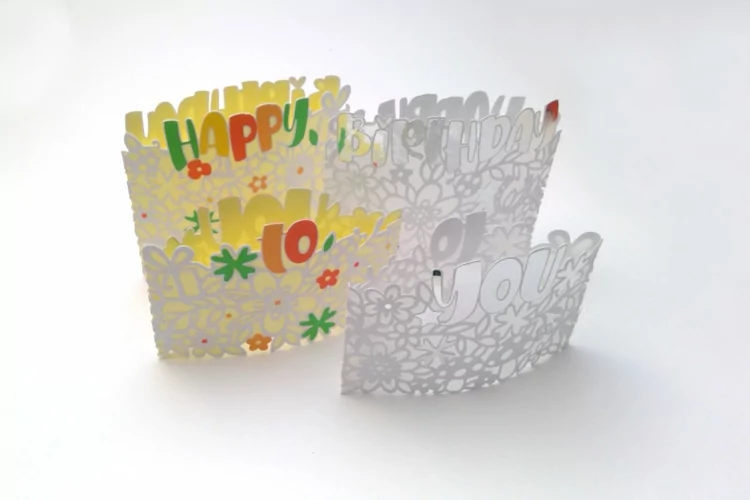 Birthday light cutting file SVG DXF