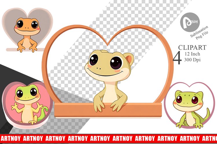 Gecko Clipart Image 4