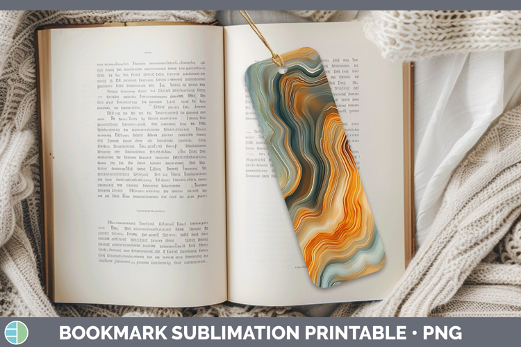 Gems Agate Bookmark Sublimation Printable Designs