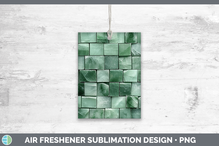 Gems Jade Air Freshener Sublimation Car Freshener Designs