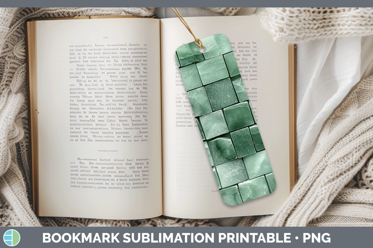 Gems Jade Bookmark Sublimation Printable Designs