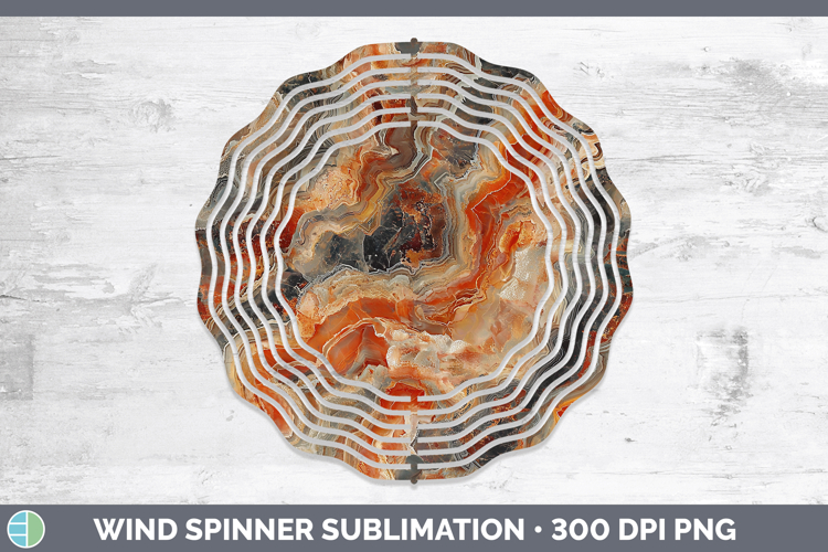 Gems Jasper Wind Spinner Sublimation Spinner Designs