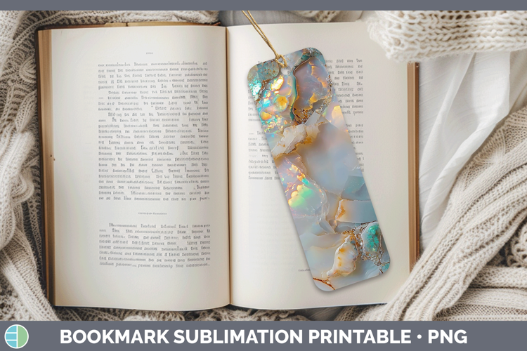 Gems Opal Bookmark Sublimation Printable Designs