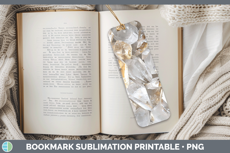 Gems Quartz Bookmark Sublimation Printable Designs