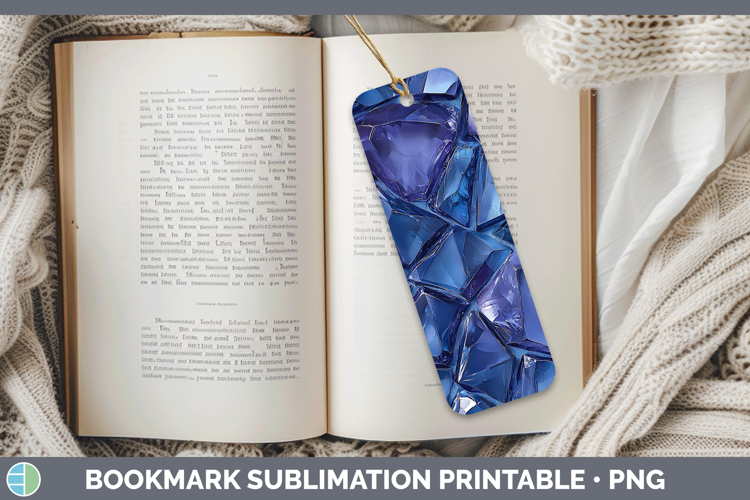 Gems Tanzanite Bookmark Sublimation Printable Designs