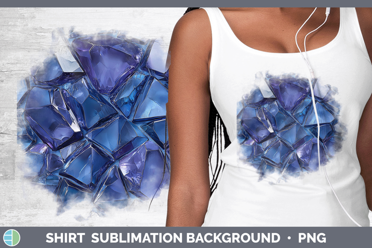 Gems Tanzanite Shirt Sublimation Sublimation Background Desi