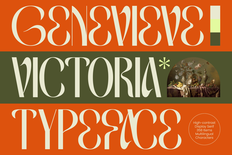Genevieve Victoria - High Contrast Display Serif