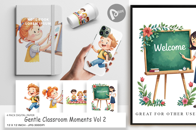 Digital Paper Classroom Moments