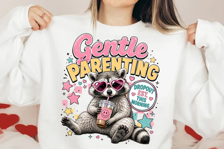 Gentle Parenting Dropout PNG