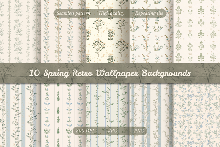 Spring Retro Wallpaper Backgrounds