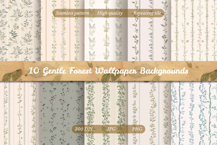 Gentle forest Wallpaper Backgrounds