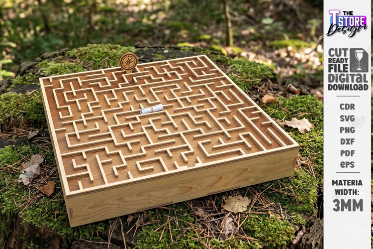 Wooden Geocaching Container Laser Cut | Geocache Hide Box example image 1