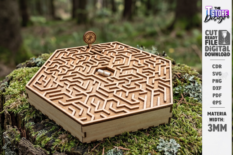 Wooden Geocaching Container Laser Cut | Geocache Hide Box
